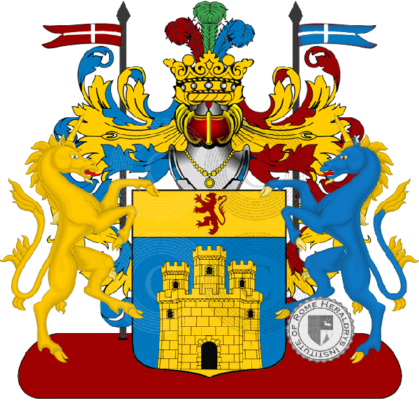 Coat of arms of family sabatini    