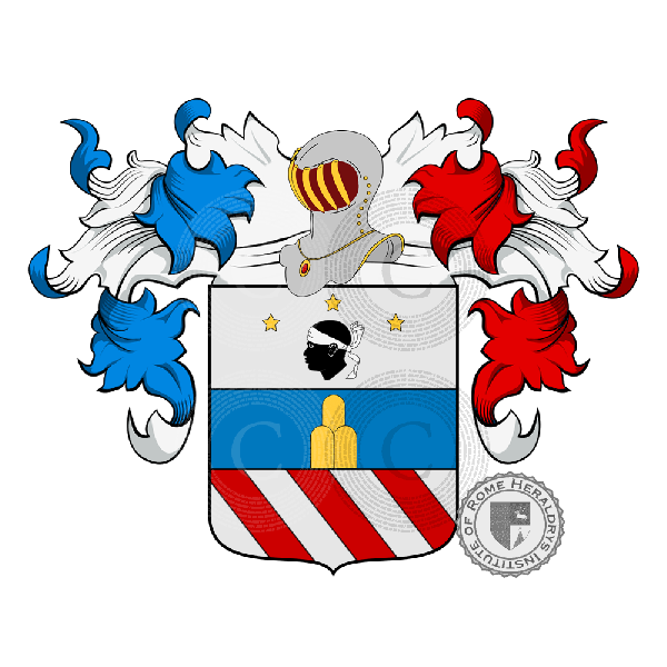 Escudo de la familia Moretti (Toscana)