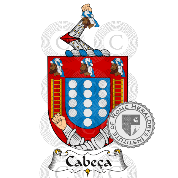 Coat of arms of family Cabeça