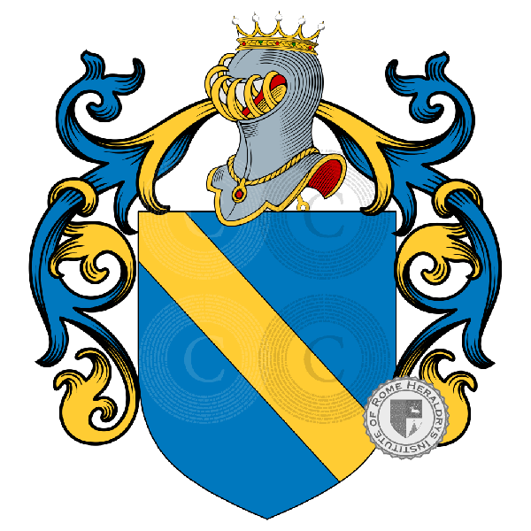 Coat of arms of family di Tura di Tolomeo