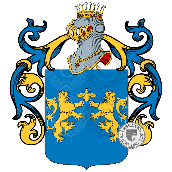 Escudo de la familia Mosconi de Fugaroli