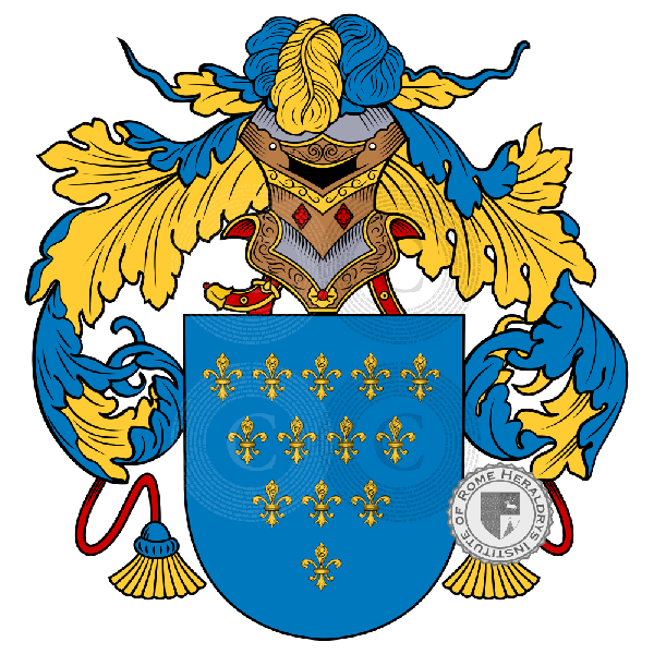 Coat of arms of family Napolitano