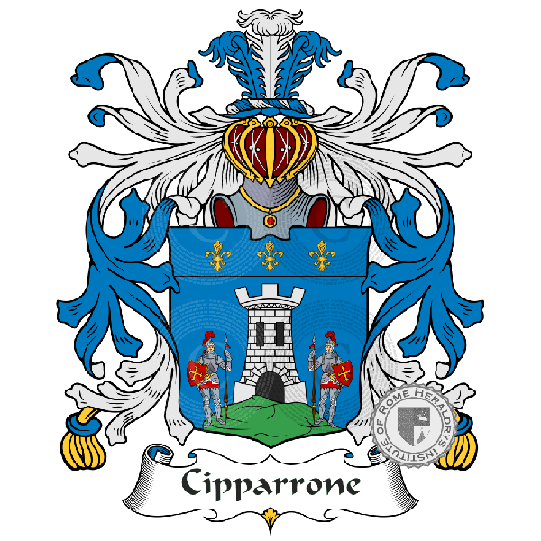 Coat of arms of family Cipparrone