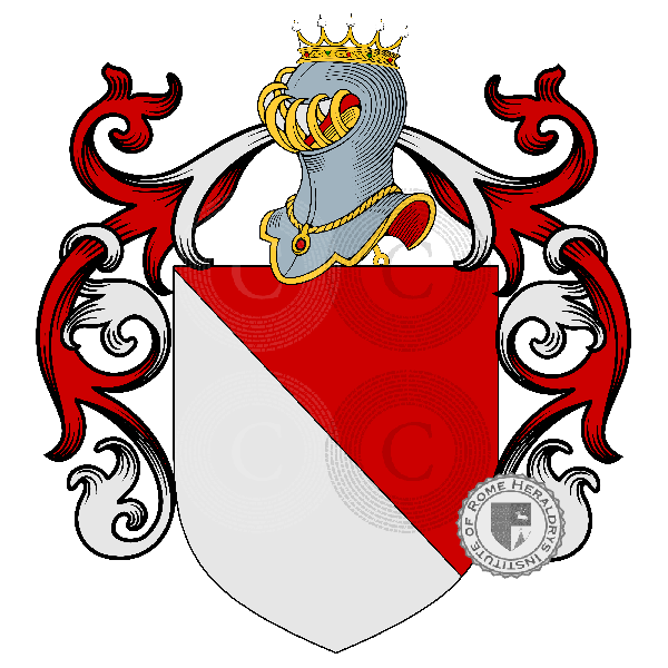 Escudo de la familia Caldenzo Caldinago