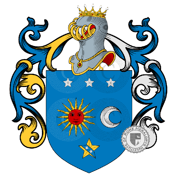 Coat of arms of family lo Mundo