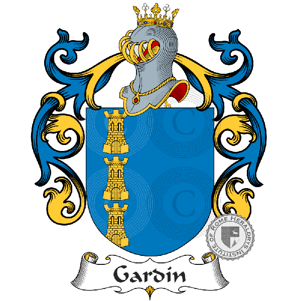 Wappen der Familie Gardìn