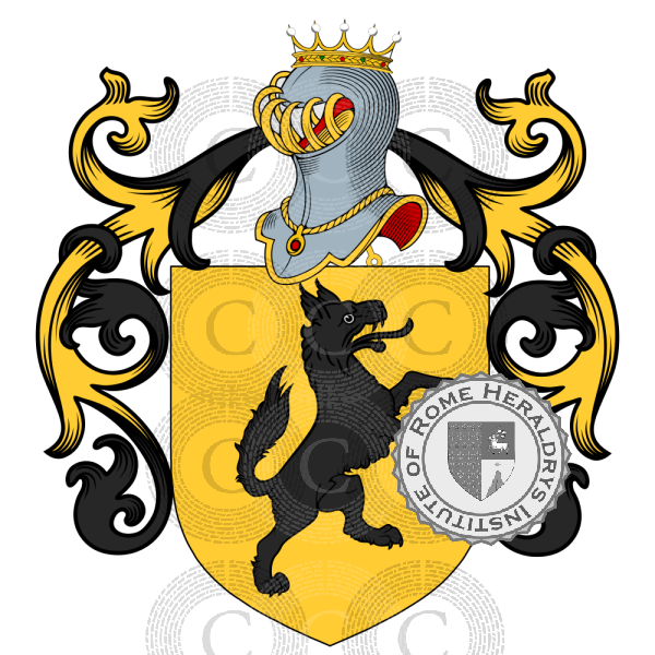 Coat of arms of family Lupatini