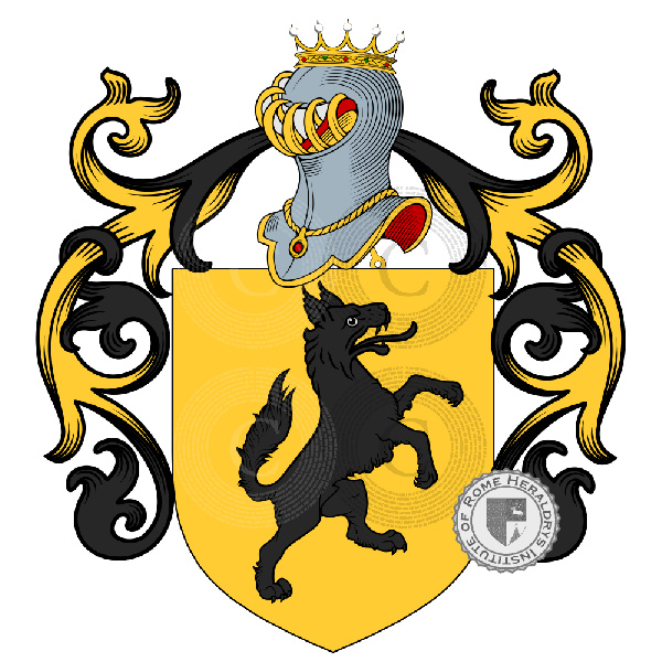 Escudo de la familia Lupatini