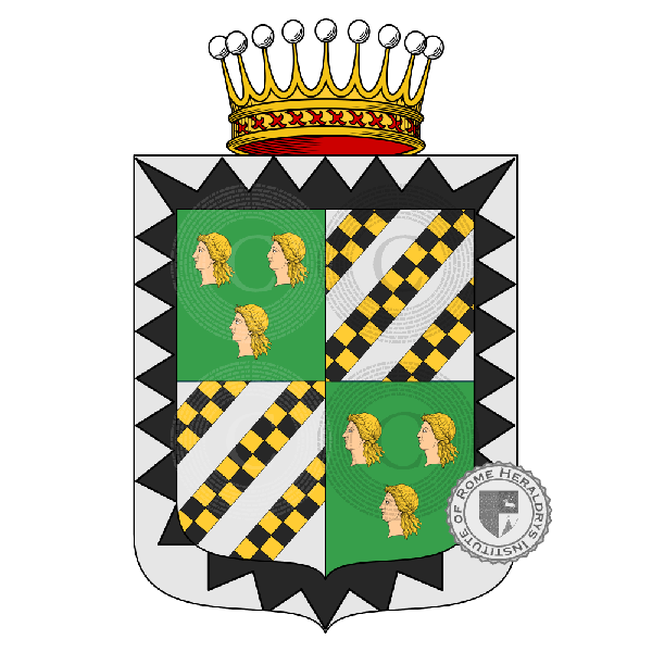 Coat of arms of family Malatesta