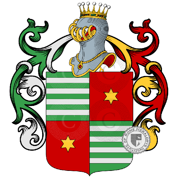 Coat of arms of family Albamonte