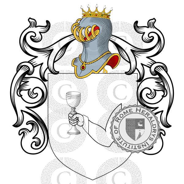 Coat of arms of family Coppe