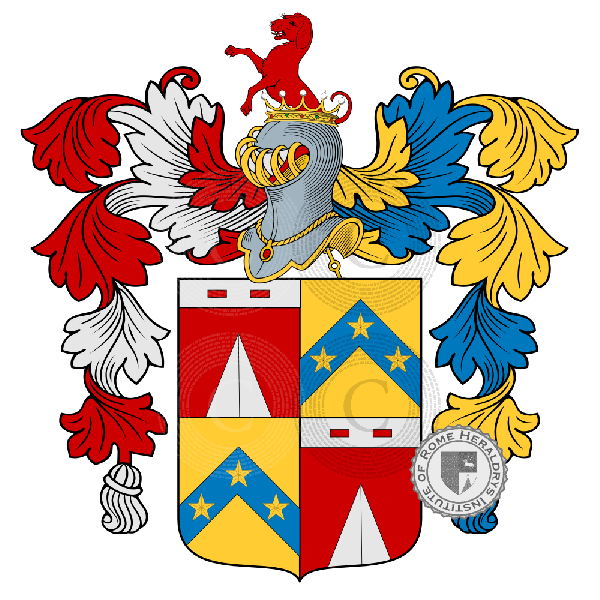 Escudo de la familia Battisti of  Santo Georgio