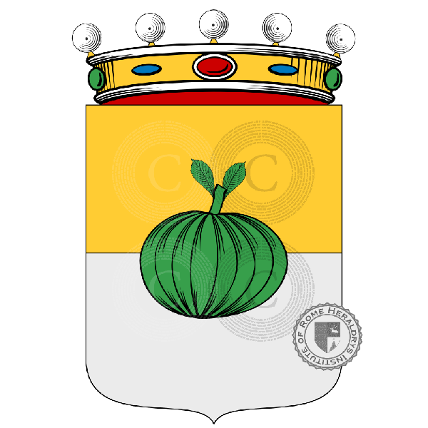 Coat of arms of family Ceno