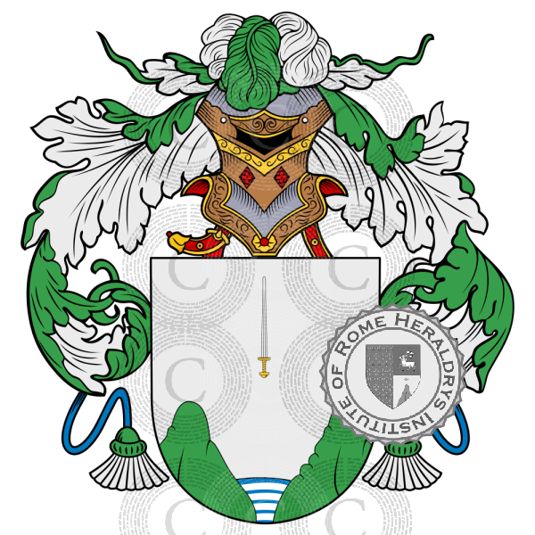 Coat of arms of family Zaga