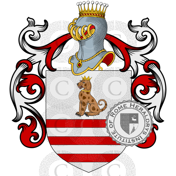 Coat of arms of family Jacogna