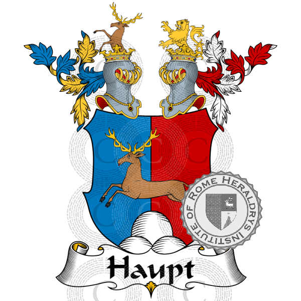 Coat of arms of family Haupt