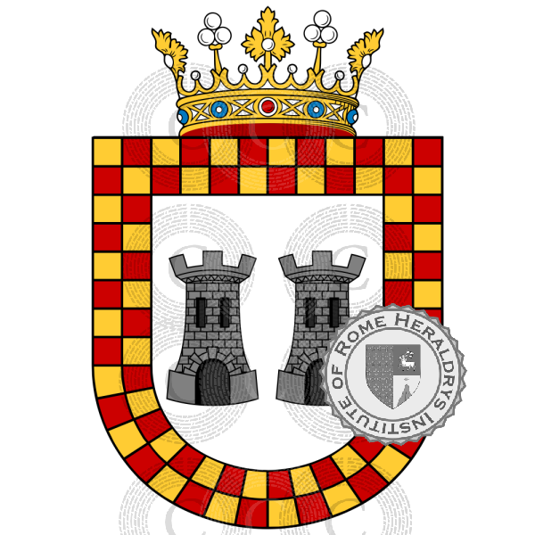 Coat of arms of family Cosme