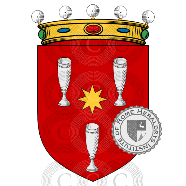 Coat of arms of family Fusetti