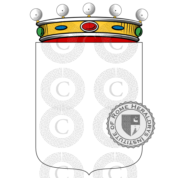 Coat of arms of family Peloso Cipolla