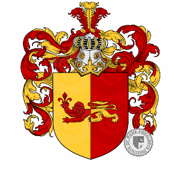 Coat of arms of family Carrega