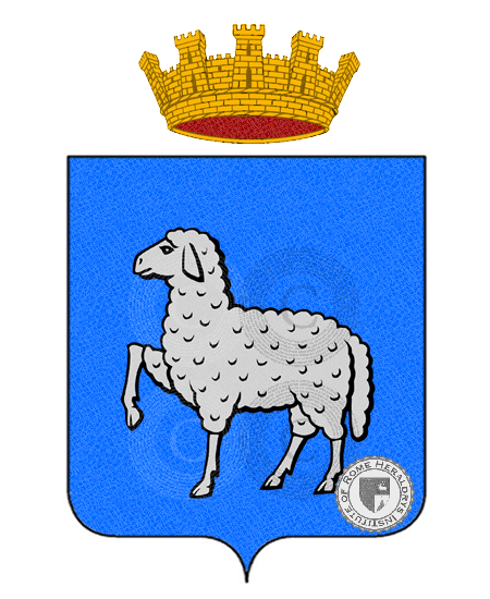 Wappen der Familie Pecorari        