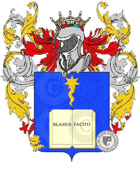 Coat of arms of family De Blasio