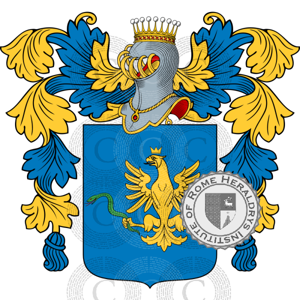 Coat of arms of family Macola   ref: 6391