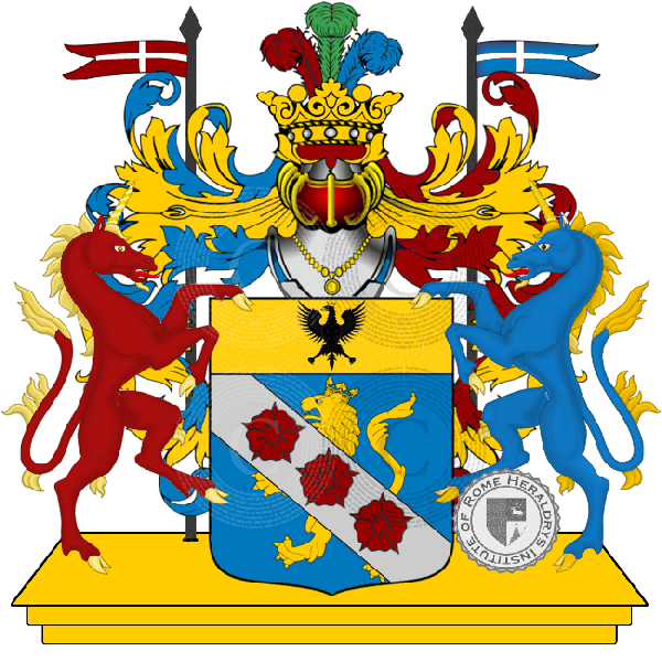 Coat of arms of family Rosa