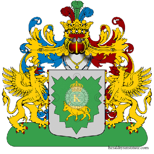 Coat of arms of family Bove o Bovio (Ravello)