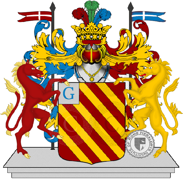 Coat of arms of family Babilonio