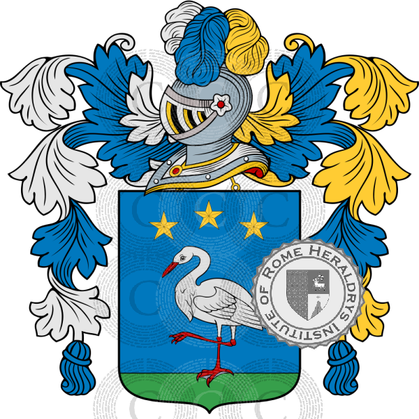 Escudo de la familia Garzetta   ref: 14305