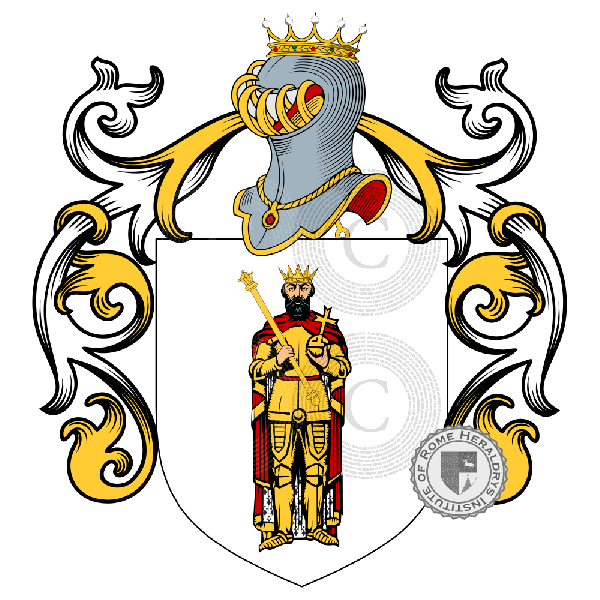 Coat of arms of family Dal Re, Re