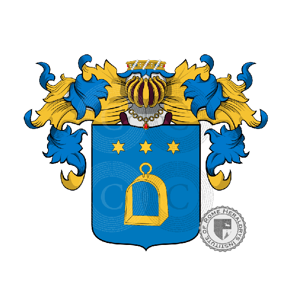 Coat of arms of family Renda   ref: 15533