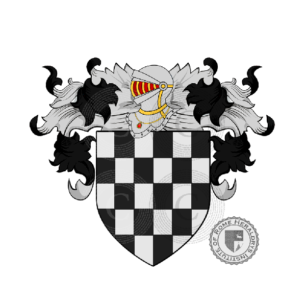 Wappen der Familie Calvi (Milano)