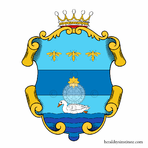 Coat of arms of family Paperini, Paperina, Paperino