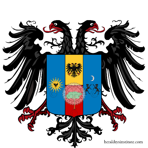 Wappen der Familie Frascaroli Calvino Bajardi