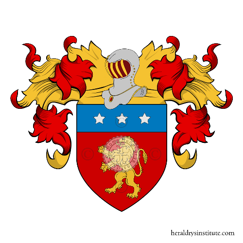 Coat of arms of family Fantin
