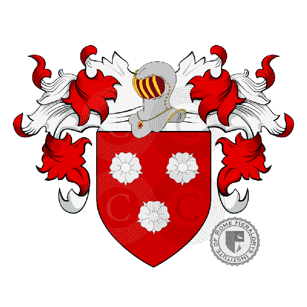 Coat of arms of family Roze ou Rozée