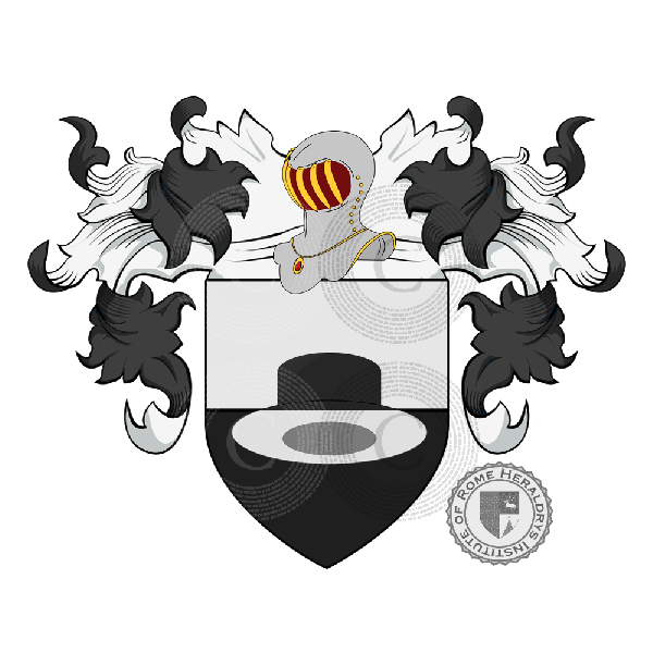 Coat of arms of family Cappello