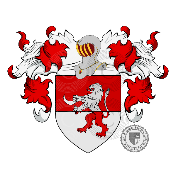 Wappen der Familie Pratesi del Lion Nero