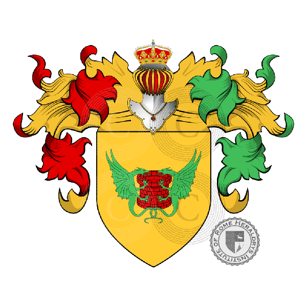 Wappen der Familie Pozzo (del) (Messina - Palermo)