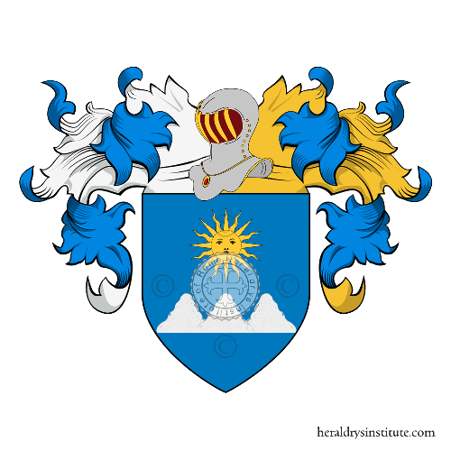 Escudo de la familia Sozio, Sotio, Soci o Socci (Casale)