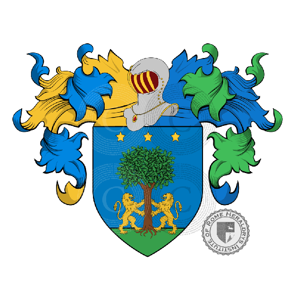 Wappen der Familie Pelo o Mangiapelo