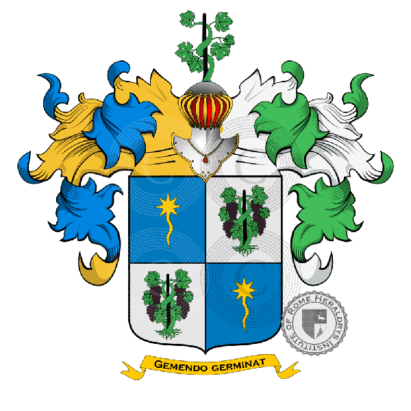 Coat of arms of family Carasso