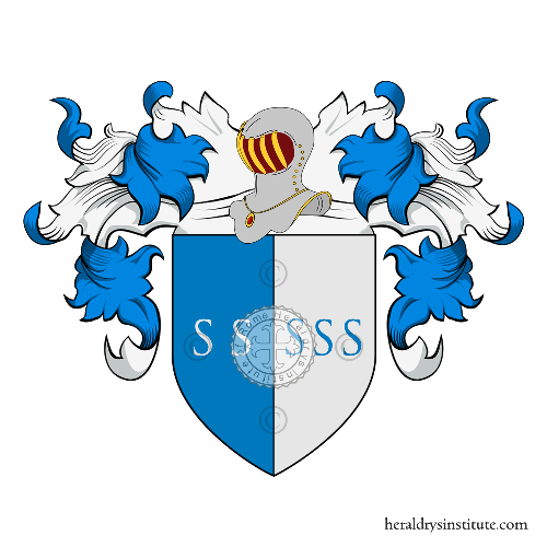 Coat of arms of family Santi (Bergamo)