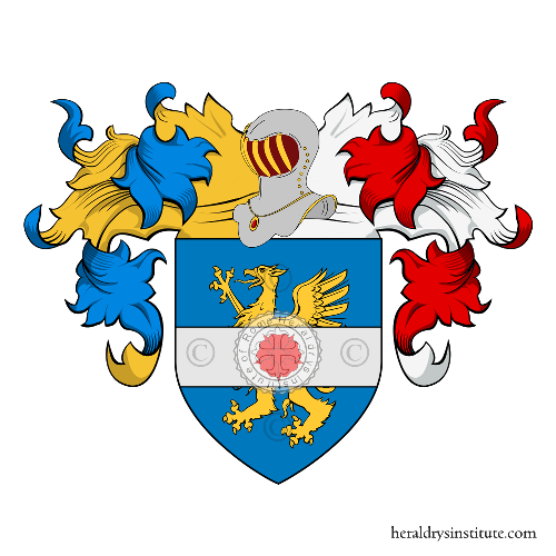 Coat of arms of family Gentile   ref: 16692