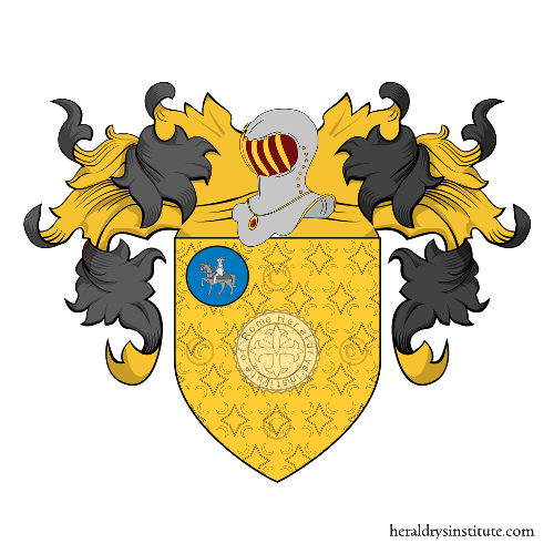 Escudo de la familia Bandinelli e Bandinelli-Paparoni
