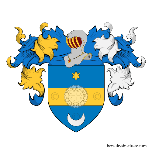 Wappen der Familie Carletti o Carletto (Montepulciano)