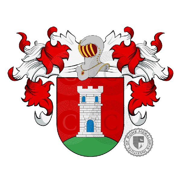 Coat of arms of family Pena
