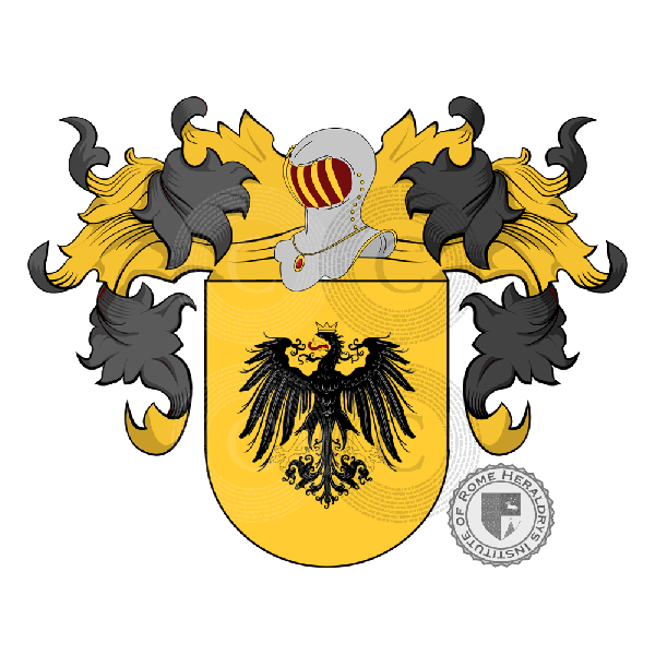 Coat of arms of family La Rosa
